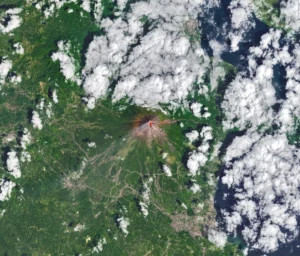 Landsat 8 Captures Critical Image of Mayon Volcano Amidst Heightened Activity