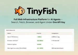 TinyFish Launches Comprehensive Web Infrastructure Platform to Solve the Context Window and Fragmentation Challenges for Autonomous AI Agents