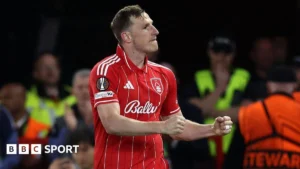 Chris Wood’s Landmark 200th Career Goal Secures Vital First-Leg Advantage for Nottingham Forest