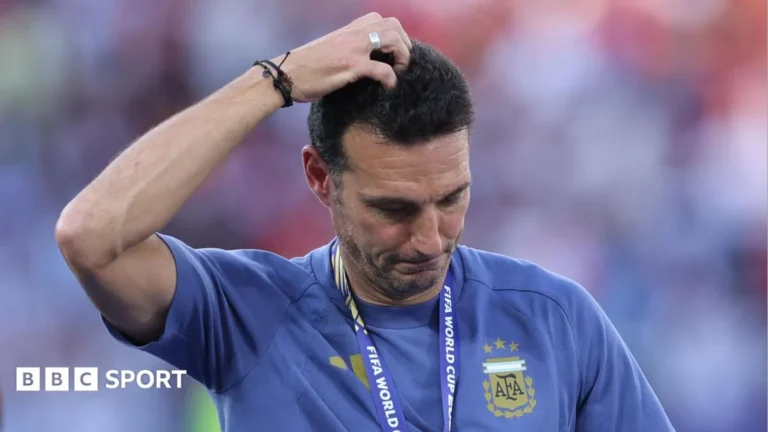 Argentina Manager Lionel Scaloni Leaves Post-Match Conference in Tears After World Cup Final Defeat to Spain
