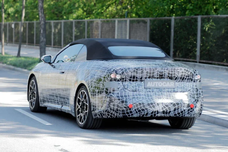 BMW Accelerates Electric Open-Top Strategy with Neue Klasse i4 Convertible Prototype