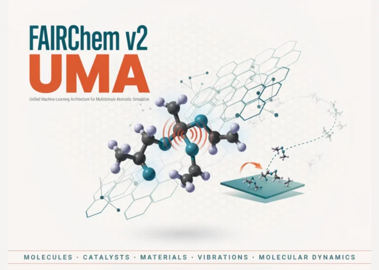 FAIRChem v2 and the UMA Universal Machine Learning Potential: A Unified Framework for Multi-Domain Atomistic Simulation and Computational Chemistry