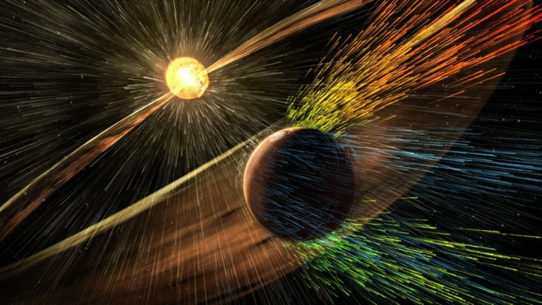 MAVEN Mission Uncovers Earth-Like Mechanism Behind Martian Auroras, Offering New Insights into Planetary Evolution.