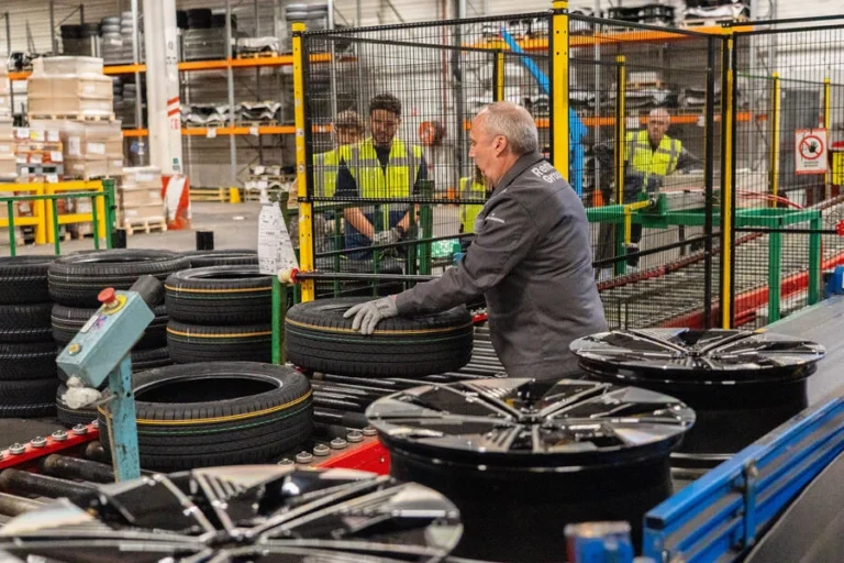Meet Renault’s secret weapon: Calvin the tyre-stacking robot | Autocar