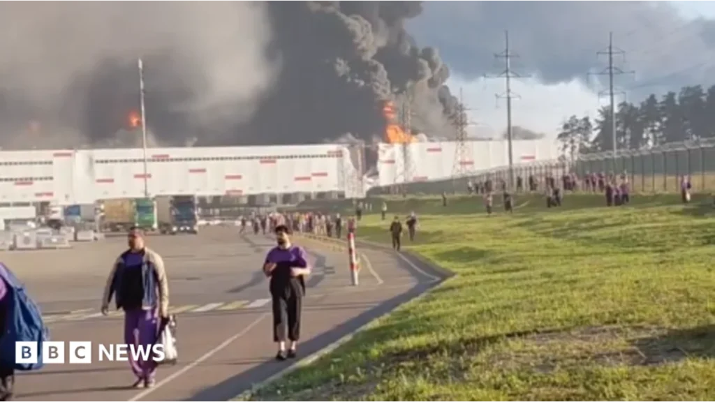 Russian online retail warehouses hit by deadly Ukrainian strikes