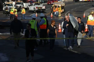 Sunset Boulevard Submerged: Century-Old Water Main Rupture Floods West Hollywood, Disrupts Iconic Strip