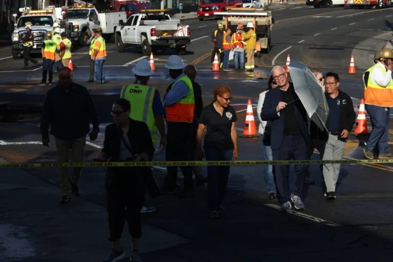 Sunset Boulevard Submerged: Century-Old Water Main Rupture Floods West Hollywood, Disrupts Iconic Strip