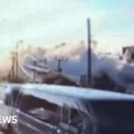 The moment a Japanese mall explodes after a 6.8 earthquake